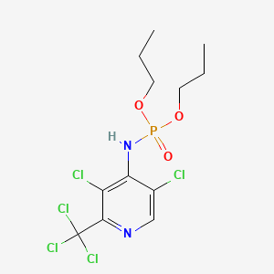 Phosphoramidic acid, (3,5-dichloro-2-(trichloromethyl)-4-pyridinyl)-, dipropyl ester