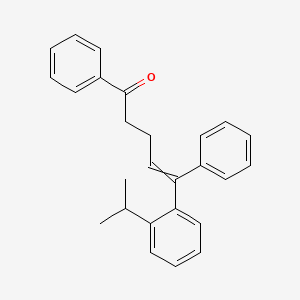 1,5-Diphenyl-5-[2-(propan-2-yl)phenyl]pent-4-en-1-one