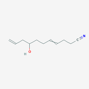 8-Hydroxyundeca-4,10-dienenitrile