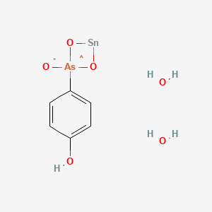 molecular formula C6H9AsO6Sn- B14515074 CID 78065350 