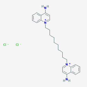 1,1'-(Decane-1,10-diyl)bis(4-aminoquinolin-1-ium) dichloride