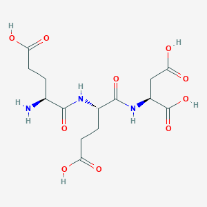 molecular formula C14H21N3O10 B145152 H-Glu-Glu-Asp-OH CAS No. 130778-96-0