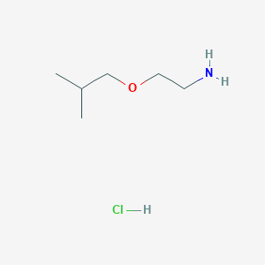 molecular formula C6H16ClNO B1451520 2-异丁氧基-1-乙胺盐酸盐 CAS No. 1181458-02-5