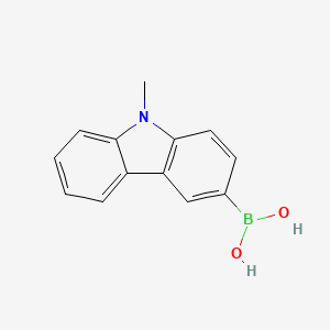 molecular formula C13H12BNO2 B1451521 (9-Methyl-9H-carbazol-3-yl)boronic acid CAS No. 1039761-02-8