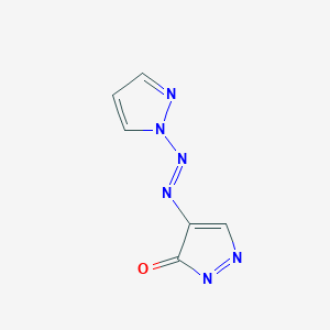 4-[(E)-(1H-Pyrazol-1-yl)diazenyl]-3H-pyrazol-3-one