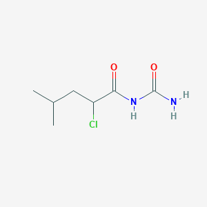 N-Carbamoyl-2-chloro-4-methylpentanamide