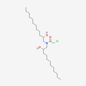 2-Chloro-N,N-bis(2-hydroxydodecyl)acetamide