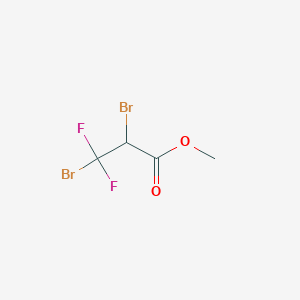 molecular formula C4H4Br2F2O2 B1451535 Methyl 2,3-dibromo-3,3-difluoropropanoate CAS No. 885276-33-5