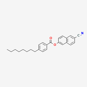 (6-cyanonaphthalen-2-yl) 4-octylbenzoate