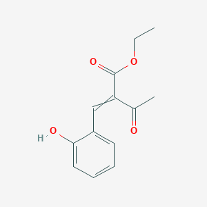 Ethyl 2-[(2-hydroxyphenyl)methylidene]-3-oxobutanoate