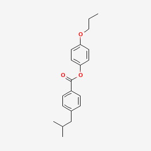 4-Propoxyphenyl 4-(2-methylpropyl)benzoate