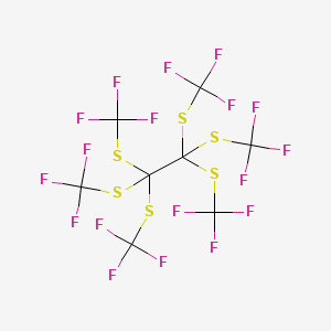 Hexakis[(trifluoromethyl)sulfanyl]ethane