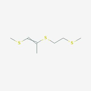 1-(Methylsulfanyl)-2-{[2-(methylsulfanyl)ethyl]sulfanyl}prop-1-ene