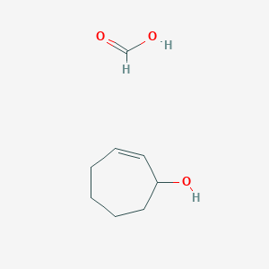 Cyclohept-2-en-1-ol;formic acid