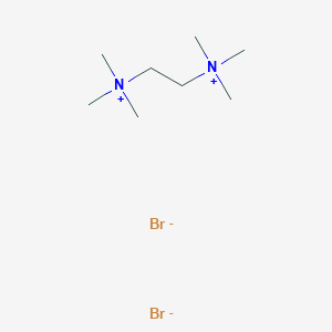 B14515666 N~1~,N~1~,N~1~,N~2~,N~2~,N~2~-Hexamethylethane-1,2-bis(aminium) dibromide CAS No. 63296-40-2