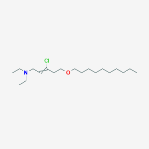 3-Chloro-5-(decyloxy)-N,N-diethylpent-2-en-1-amine