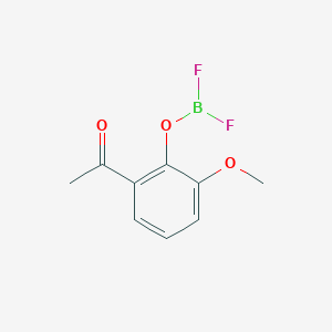 molecular formula C9H9BF2O3 B14515685 2-Acetyl-6-methoxyphenyl borodifluoridate CAS No. 62764-27-6