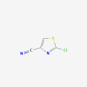 molecular formula C4HClN2S B1451572 2-氯噻唑-4-碳腈 CAS No. 944124-72-5