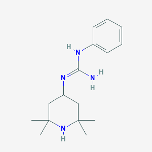 N-Phenyl-N''-(2,2,6,6-tetramethylpiperidin-4-yl)guanidine