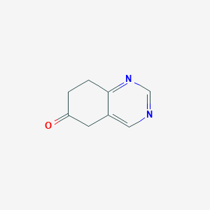 molecular formula C8H8N2O B1451574 7,8-二氢喹唑啉-6(5H)-酮 CAS No. 944895-73-2