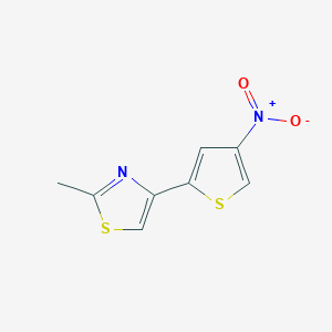 2-Methyl-4-(4-nitrothiophen-2-yl)-1,3-thiazole