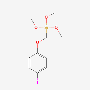 [(4-Iodophenoxy)methyl](trimethoxy)silane