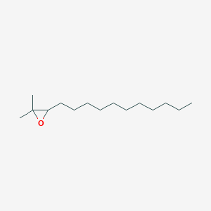 molecular formula C15H30O B14515779 2,2-Dimethyl-3-undecyloxirane CAS No. 62885-94-3