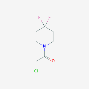 molecular formula C7H10ClF2NO B1451578 2-氯-1-(4,4-二氟哌啶-1-基)乙酮 CAS No. 619254-09-0