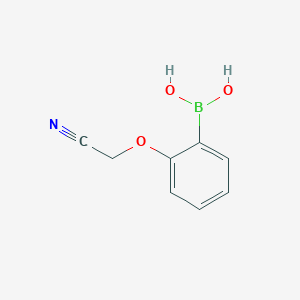 molecular formula C8H8BNO3 B1451596 2-Cyanomethoxyphenylboronic acid CAS No. 947533-29-1