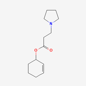 2-Cyclohexen-1-yl 3-(1-pyrrolidinyl)propanoate