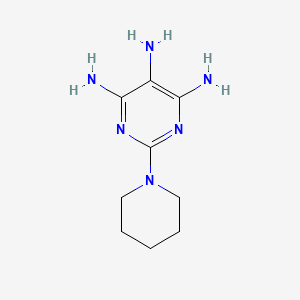 2-(Piperidin-1-yl)pyrimidine-4,5,6-triamine