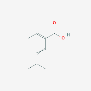 5-Methyl-2-(propan-2-ylidene)hex-3-enoic acid