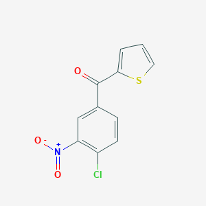 molecular formula C11H6ClNO3S B014516 4-氯-3-硝基苯基-2-噻吩基甲酮 CAS No. 31431-18-2