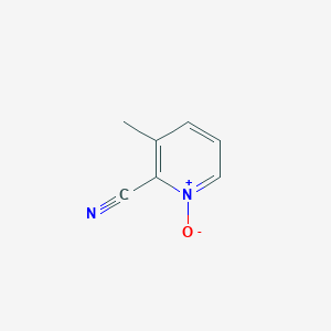 molecular formula C7H6N2O B1451602 2-Cyano-3-methylpyridine 1-oxide CAS No. 159727-88-5
