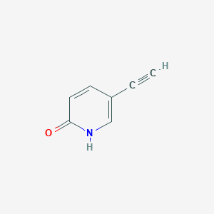 molecular formula C7H5NO B1451603 5-乙炔基吡啶-2-醇 CAS No. 1196156-05-4