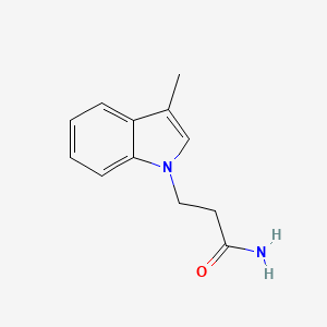 3-(3-Methyl-1H-indol-1-yl)propanamide