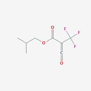 2-Methylpropyl 3-oxo-2-(trifluoromethyl)prop-2-enoate