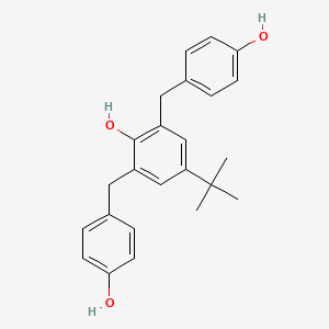 4,4'-[(5-tert-Butyl-2-hydroxy-1,3-phenylene)bis(methylene)]diphenol