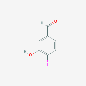 molecular formula C7H5IO2 B145161 3-羟基-4-碘苯甲醛 CAS No. 135242-71-6