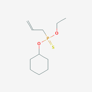 O-Cyclohexyl O-ethyl prop-2-en-1-ylphosphonothioate