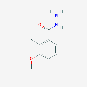 molecular formula C9H12N2O2 B1451617 3-甲氧基-2-甲基苯甲酰肼 CAS No. 740799-69-3