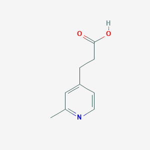 molecular formula C9H11NO2 B1451619 3-(2-甲基吡啶-4-基)丙酸 CAS No. 26413-65-0
