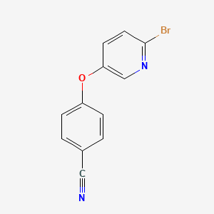 B1451620 4-((6-Bromopyridin-3-yl)oxy)benzonitrile CAS No. 1207731-13-2