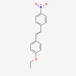 Benzene, 1-ethoxy-4-[2-(4-nitrophenyl)ethenyl]-