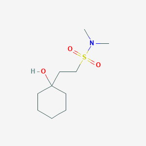 2-(1-Hydroxycyclohexyl)-N,N-dimethylethane-1-sulfonamide