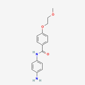 B1451621 N-(4-Aminophenyl)-4-(2-methoxyethoxy)benzamide CAS No. 1020055-80-4