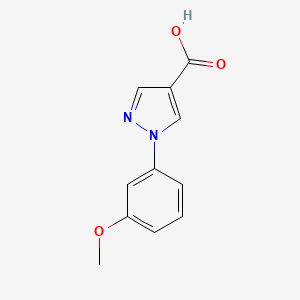 B1451623 1-(3-Methoxyphenyl)-1H-pyrazole-4-carboxylic acid CAS No. 1177350-90-1