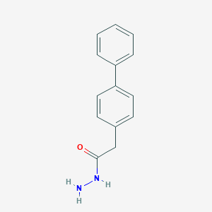 molecular formula C14H14N2O B145163 2-(4-Phenylphenyl)acetohydrazide CAS No. 139277-58-0