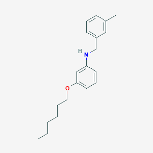 B1451630 3-(Hexyloxy)-N-(3-methylbenzyl)aniline CAS No. 1040682-36-7