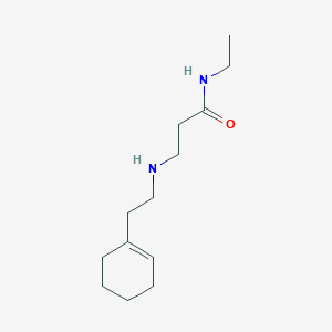 B1451631 3-{[2-(1-Cyclohexen-1-YL)ethyl]amino}-N-ethylpropanamide CAS No. 1040691-15-3